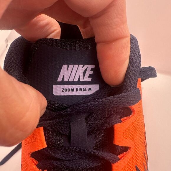 Nike Zoom Rival M 9 Bright Mango Track Spike Shoes Size 10 - Picture 7 of 8